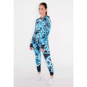 Női funkcionális termo nadrág prémium ALTISPORT VOJ/ALW054TER02 FEKETE -BLUE méret: XXL 136330176 - Női leggings