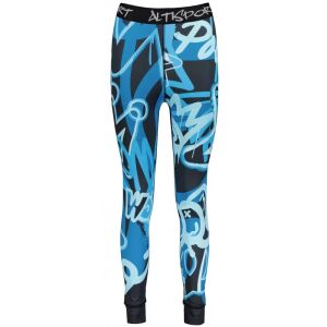Női funkcionális termo nadrág prémium ALTISPORT VOJ/ALW054TER02 FEKETE -BLUE méret: M 134289638 - Női leggings