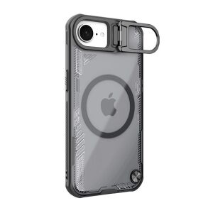 NILLKIN ICEBLADE PROP Fekete iPhone 16e tok MagSafe-fel és kitámasztóval - Nillkin