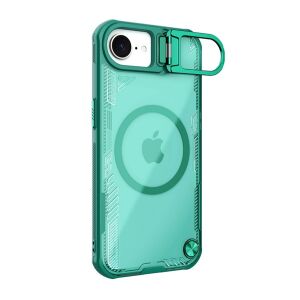 NILLKIN ICEBLADE PROP sötétzöld iPhone 16e tok MagSafe-fel és kitámasztóval - Nillkin
