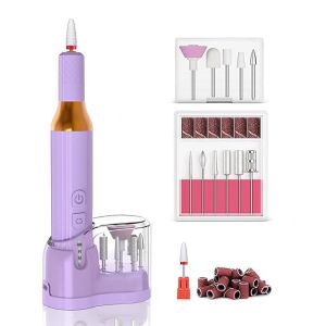 Електрическа пила за нокти Arvada NailPro M918 с аксесоари и база за зареждане - Шлайф за нокти