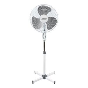 Rosberg R51760A állóventilátor, 40 W, 40 cm, 3 sebességfokozat, magasságállítás, szürke/fehér