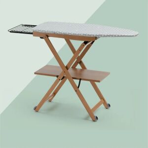 Arredamenti Italia vasalódeszka huzat, Foderina, 45x109 cm, 100% hőálló pamut anyagból, könnyen cserélhető, rugalmas rögzítés, Olaszországban készült, szürke