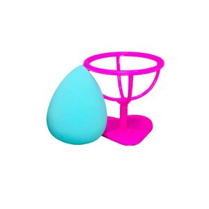 Súprava na líčenie a držiak na make-up, modrá 140686204 - Hubky na make-up