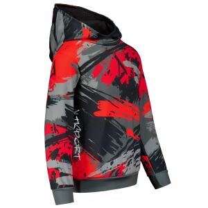 Gyermek prémium funkcionális pulóver ALTISPORT VOJ/ALK014MI01 FEKETE/PIROS méret: 134 136336567 - Gyerek pulóver