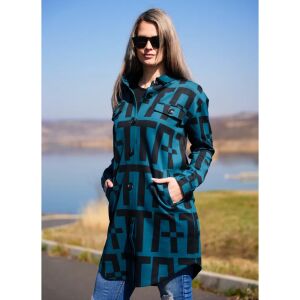 Hölgyek hosszúkás pulóvere ALTISPORT EVITA SÖTÉTZÖLD méret: L 134017650 - Női pulóver