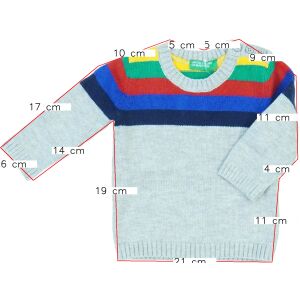 Benetton Junge BH (Mărime: 62) 136264208 - Pullover für Kinder