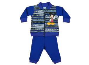 Belül bolyhos Melegítő szett - Mickey Mouse #kék - 74-es méret 30479588 "Mickey"  Gyerek melegítő