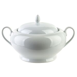BASIC Waza 2L fehér porcelán leveses tál - elegáns és tartós