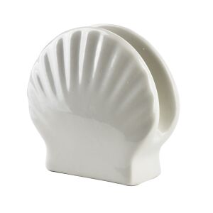 BASIC Porcelán Szalvétatartó 10,5x4x10cm - Elegáns Asztali Kiegészítő