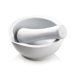 BASIC Porcelán Mozsár 14x6,5 cm - Ideális Konyhai Eszköz 134104865 - Mozsár