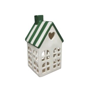 Hytte kerámia lámpás - fehér, 17,2 cm magas 134105008 - Mécsestartó
