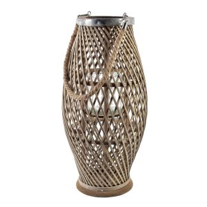 LUCIE GREY Wicker Lámpás 23xH48cm 134105075 - Mondex