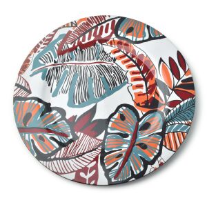 BLANCHE Dekoratív Tányéralátét, 33x33 cm - Fehér, Műanyag