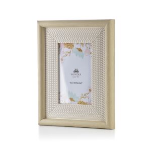 Elegáns 10x15 cm-es képkeret beż színben, modern dizájnnal