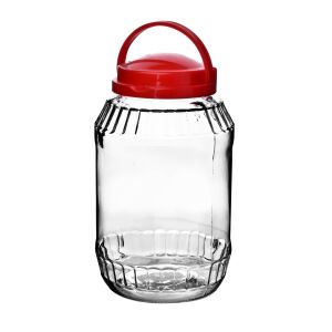 BASIC KONYHA Üveg Üveg 3,1L Fedéllel és Fogantyúval