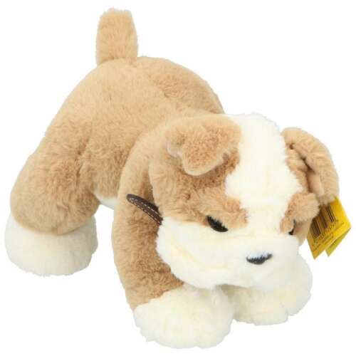 Sunkid Bulldog Plush Toy, 30 cm, Brown and White, Soft and Cuddly
