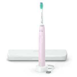 Електрическа четка за зъби Philips Sonicare 3100 Series, розова, с зарядно устройство и калъф за пътуване - Душ за уста и Електрическа четка за зъби
