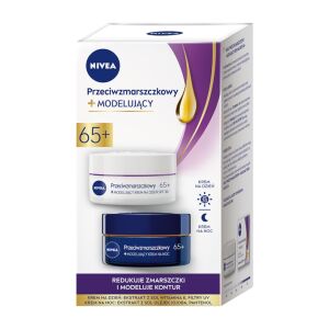 Nivea Duó: Ránctalanító és Formázó Nappali  amp; Éjszakai Krém 65+, 2x50ml 134123486 - Nivea