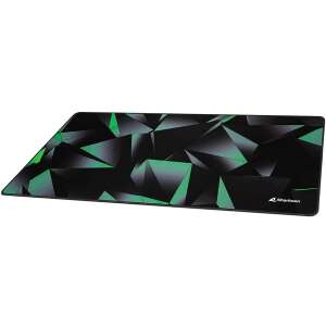 Sharkoon SKILLER SGP30 XXL Stealth Gaming-Mauspad, schwarz, grün, grau, geometrisches Design - Mousepads