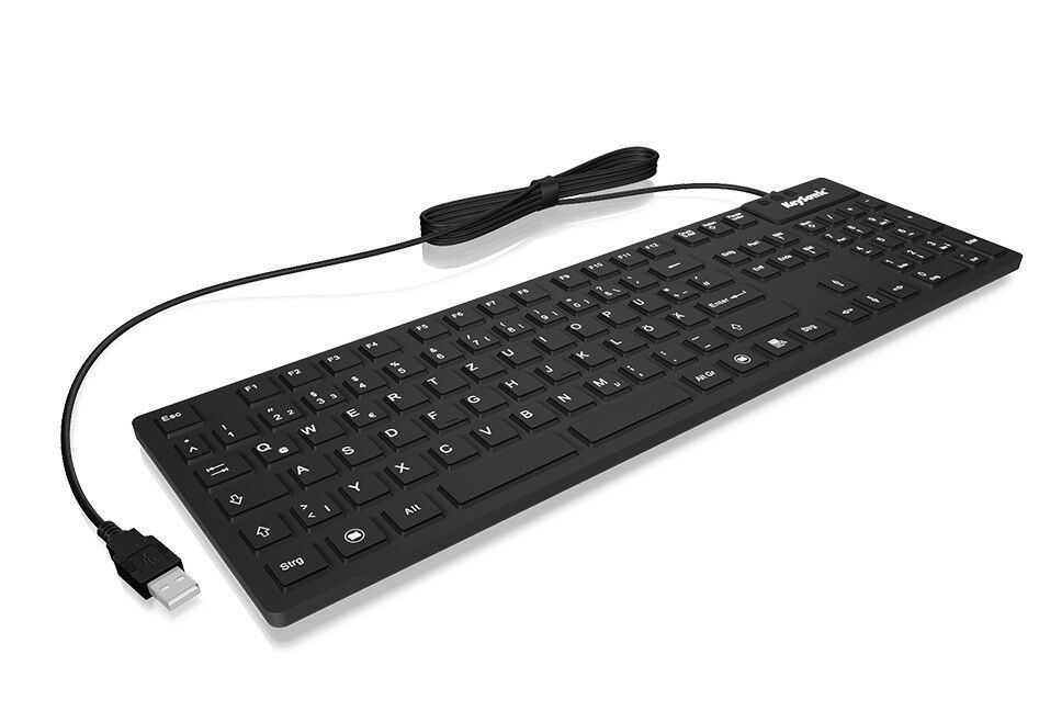KeySonic KSK-8030IN 105 keys, USB, American black keyboard