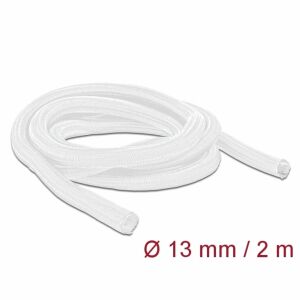 Delock Fonott kábelharisnya önzáródó 2 m x 13 mm fehér (20698) 134134965 - Kábelharisnya