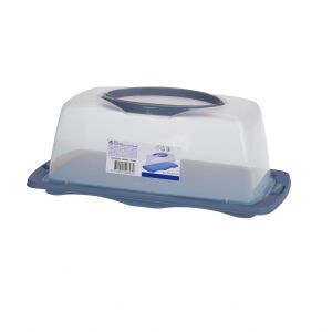 Vynikajúci servírovací a prepravný podnos na tortu Houseware, polypropylén, 40x20x15 cm, modrý 135874328 - Skladovanie jedla