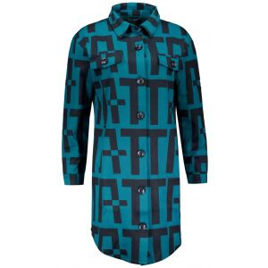 ALTISPORT EVITA sötétzöld hosszú pulóver elölnézet - Női pulóver