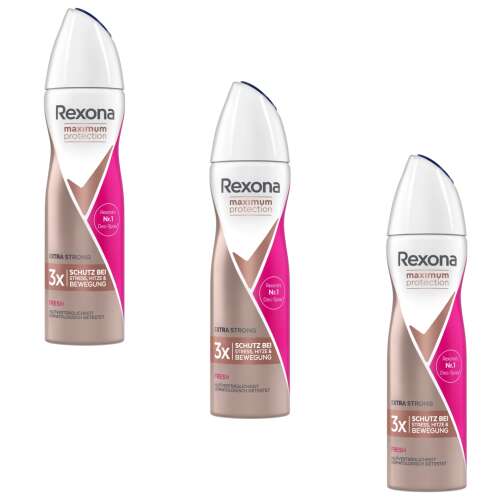 Rexona Maximaler Schutz für Frauen Antitranspirant Deodorant Fresh 3x150ml