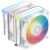DeepCool AG620 WH ARGB V2 CPU chladič s ARGB osvetlením, uhlový pohľad