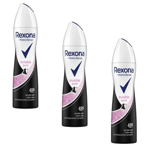 Rexona Deodorant Invisible Pure 3x150ml