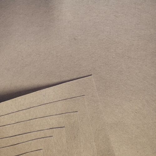 Barkácsfilc, filc lapok 60 x 40 cm-1 mm-Tejes kávé 134148482