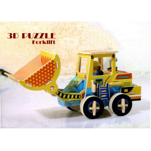 Összeszerelt 3D Fa Markoló Modell Készlet - 3D puzzle