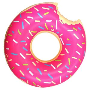 Felfújható úszógumi rózsaszín fánk 60 cm 134148833 - Gyerek úszógumi