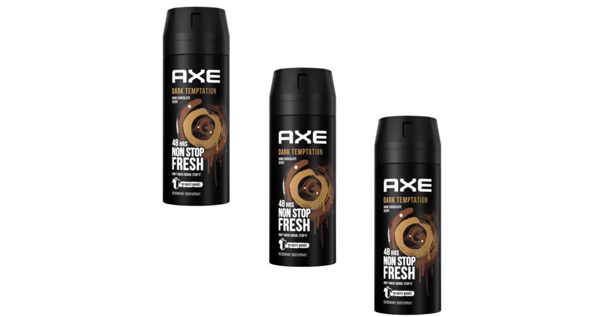 Axe Deodorant Dark Temptation 3x150ml