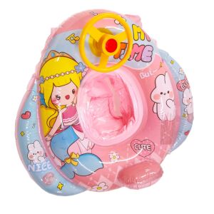 Beülős gyerek úszógumi kormánnyal 75 x 75cm hableányos 134148837 - Gyerek úszógumi