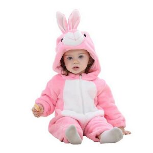 Baba prémium plüss Kigurumi overál-Nyuszi