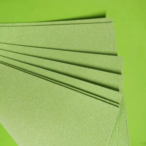 Csillámos Halványzöld Dekorgumi 60 x 40-es 134149046 - Dekorgumi