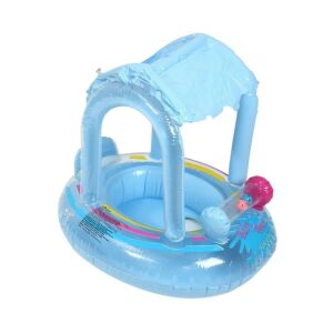 Beülős Baba úszógumi napfénytetővel, csörgővel 71x 60 cm kék 134149230 - Úszógumi