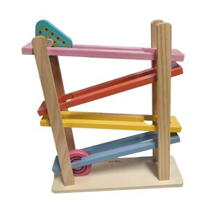 Formák a lejtőn, fa játék pálya 134149256 - Golyópálya