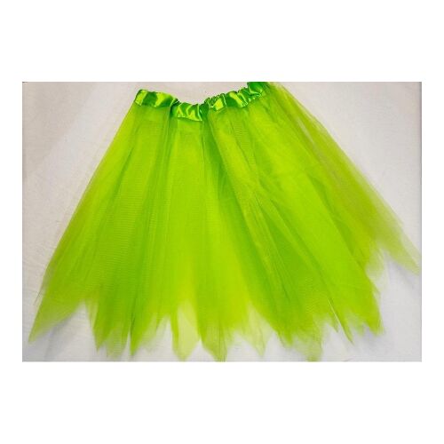 Tüll szoknya Tütü Neon zöld 35 cm 134149296