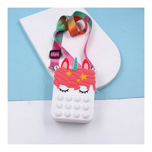 Stresszoldó Pop it táska, Unikornis Fehér 134149299