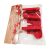 Karácsonyi piros csipesz 3 db, csizma 134150001