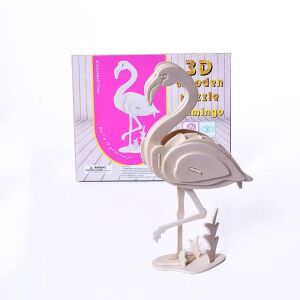3D fa makett, Flamingó 134150317 - Puzzle & Kirakó