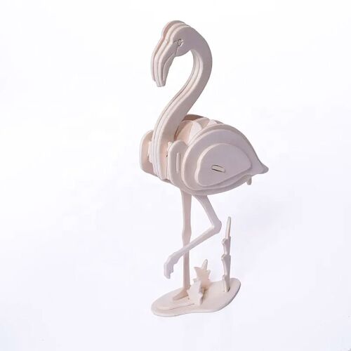 3D fa flamingó makett, barkács készlet - 3D puzzle