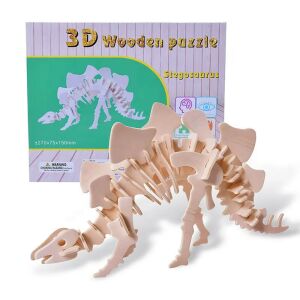 3D fa makett, Stegosaurus 134150321 - Puzzle & Kirakó