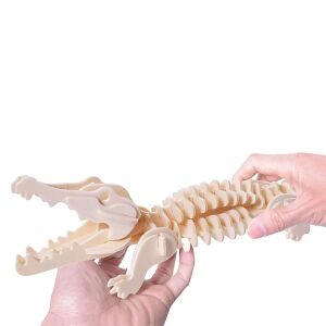 3D fa makett, Krokodil 134150322 - Puzzle & Kirakó