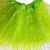 Tüll szoknya Tütü neon zöld, színes glitterrel ~30 cm 134150391