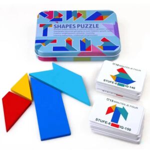 Shapes puzzle - Tangram logikai kép kirakó T-tipusú 134150427