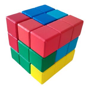 3D Tetris Fa kocka szines 134150649
